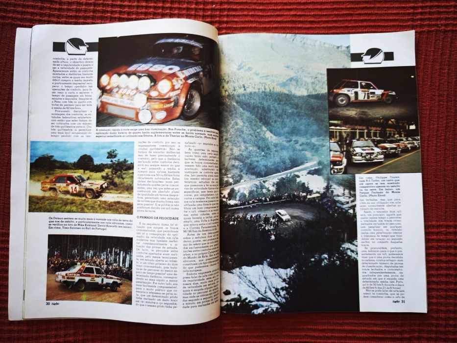 Revista Turbo com Suplemento do Rali de Portugal 1982