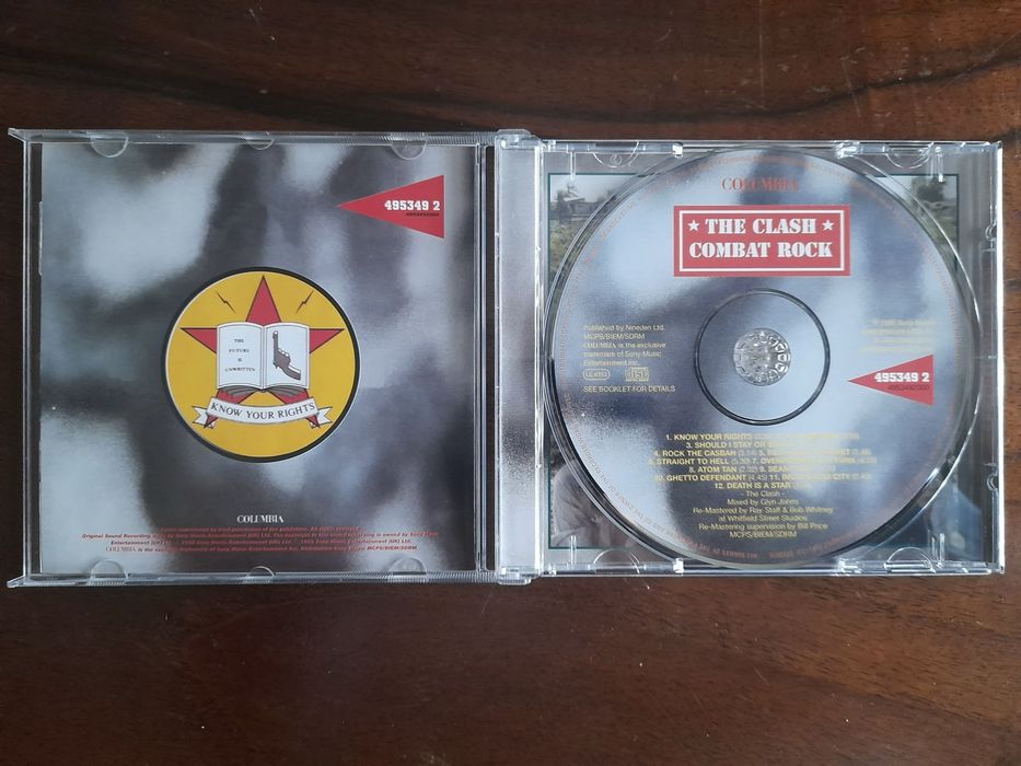 CD The Clash " Combat Rock " de 1982