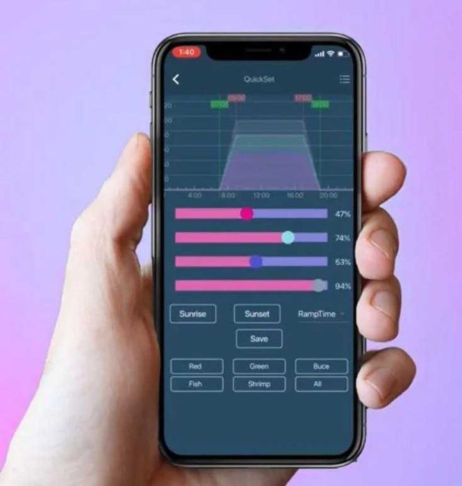 Luzes LED Chihiros para aquário Series B 20cm a 120cm NOVO