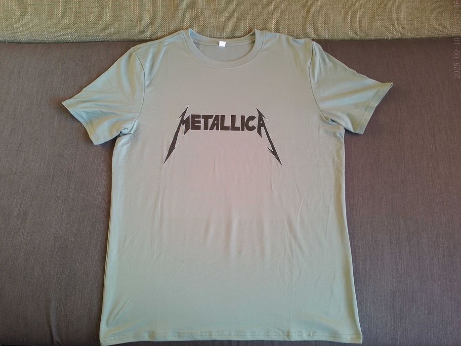 Футболка с принтом металлика metallica размер s-m
