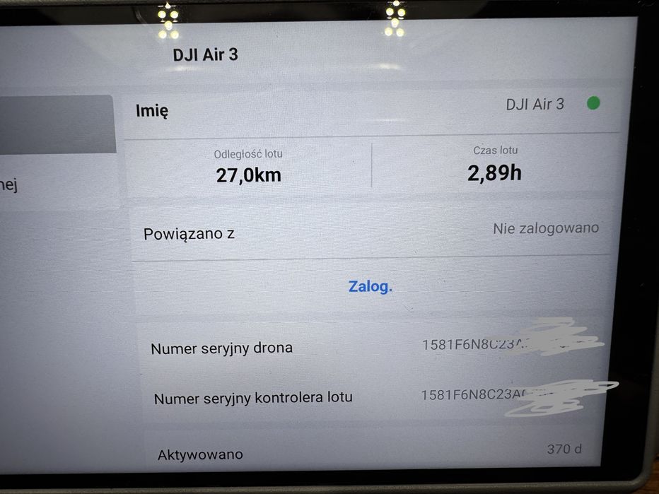 DJI AIR3 dron gwarancja o4 ocucync4 uzywany 4K GPS zestaw kamera n3