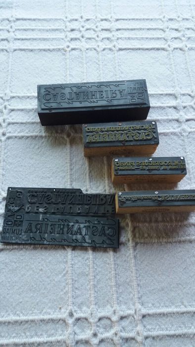 Carimbos chapas  res taurante / Iconico "Castanheira". 1949-Lumiar