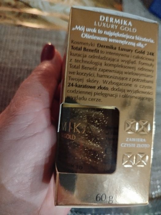 Serum 3D Dermika Luxory Gold24K Nowy