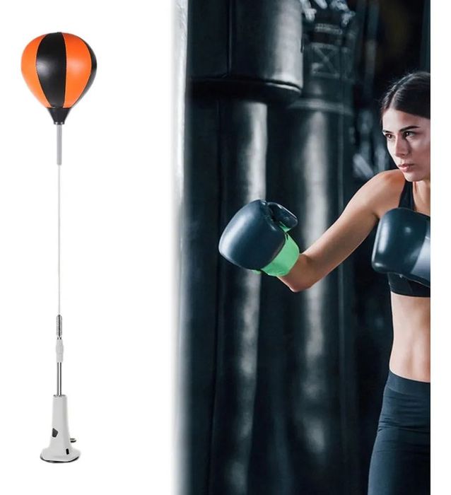 Боксерська груша для тренувань на присосках для підлоги