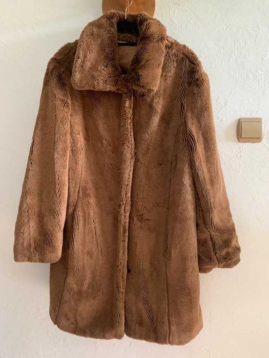Futerko vintage długie oversize