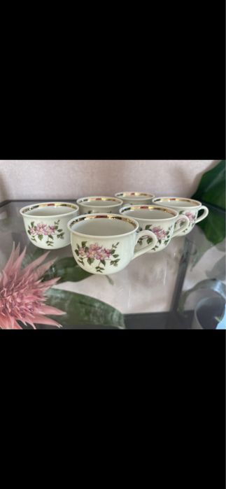 Filiżaneczki porcelana 45lat do esspreso