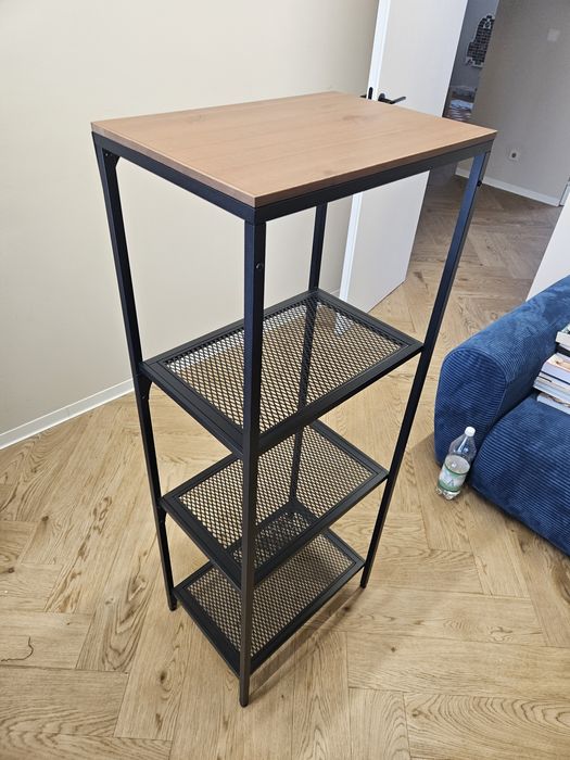 FJÄLLBO Regał, czarny, 51x136 cm, IKEA