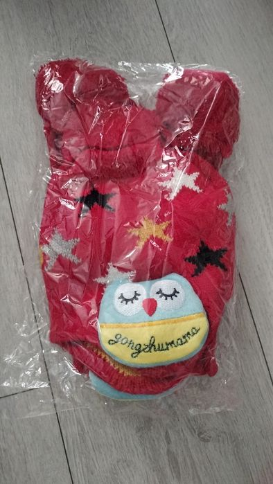 Komplet zimowy czerwony