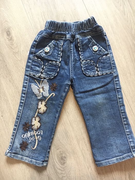 Джинсы на девочку 1 - 1,5 года