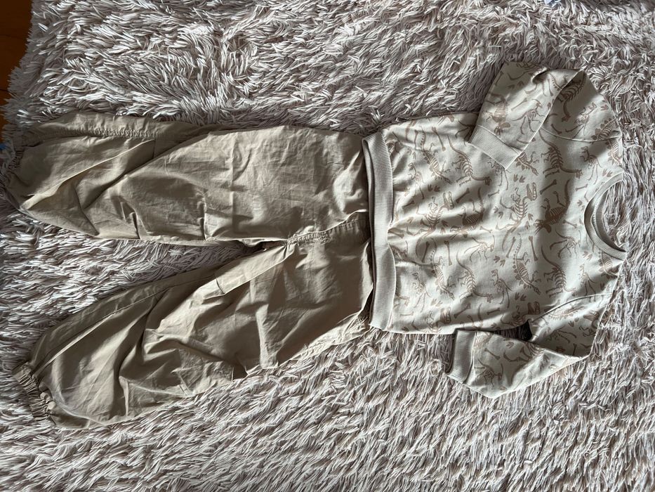 Бежеві спортивні штани і худі 4-5 роки