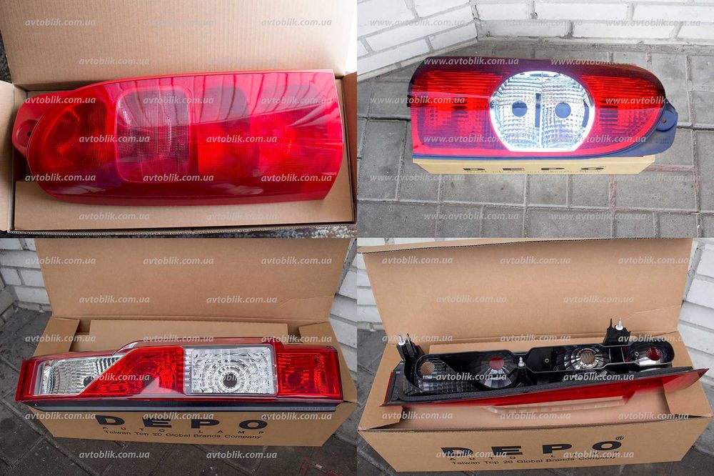 Задні фонарі Renault Master, Opel Movano, левий, правий, фара