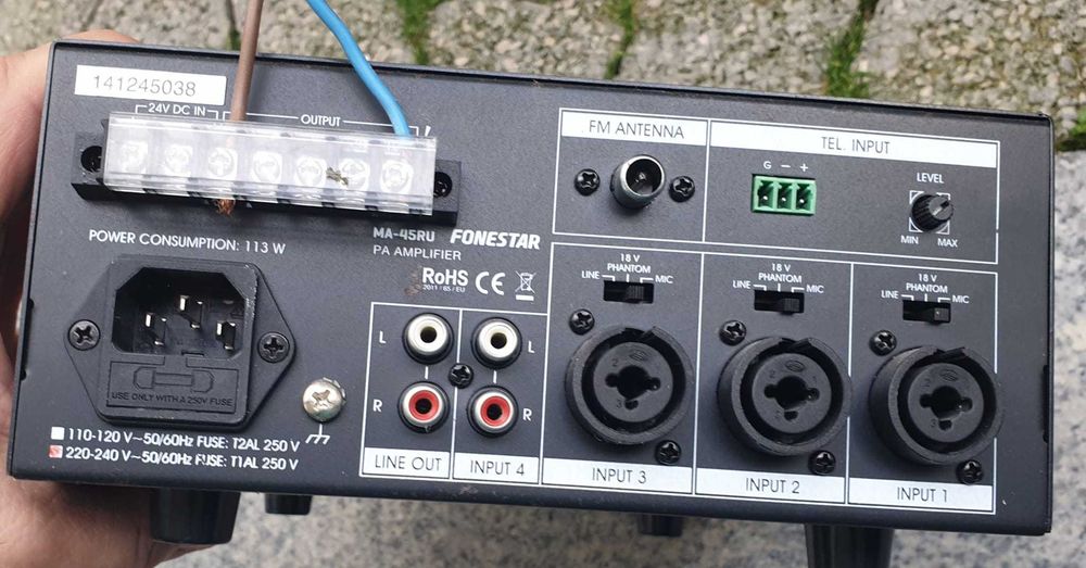 Amplificador Mono USB / SD / MP3 / FM digital