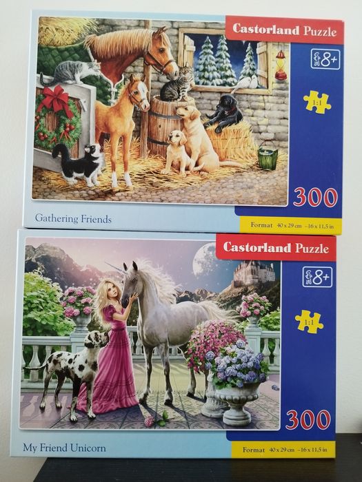 2 x Puzzle 300 peças excelente estado