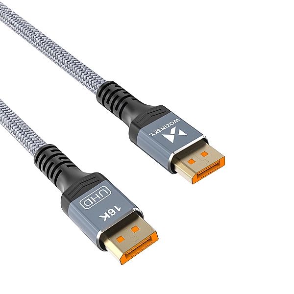 Kabel Wozinsky WPS-16AYL3S DisplayPort 2.1 Certyfikowany VESA 80 Gb/s