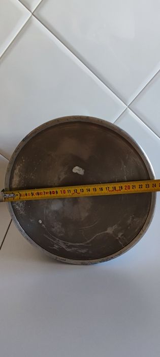 Leiteira antiga em alumínio