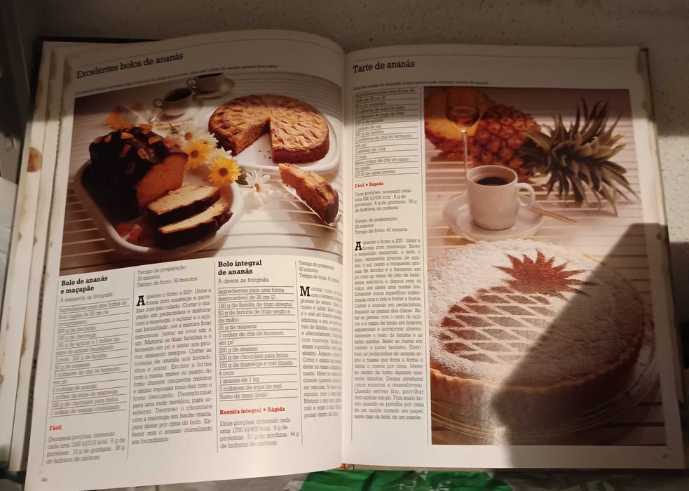 Coleção de livros de culinária