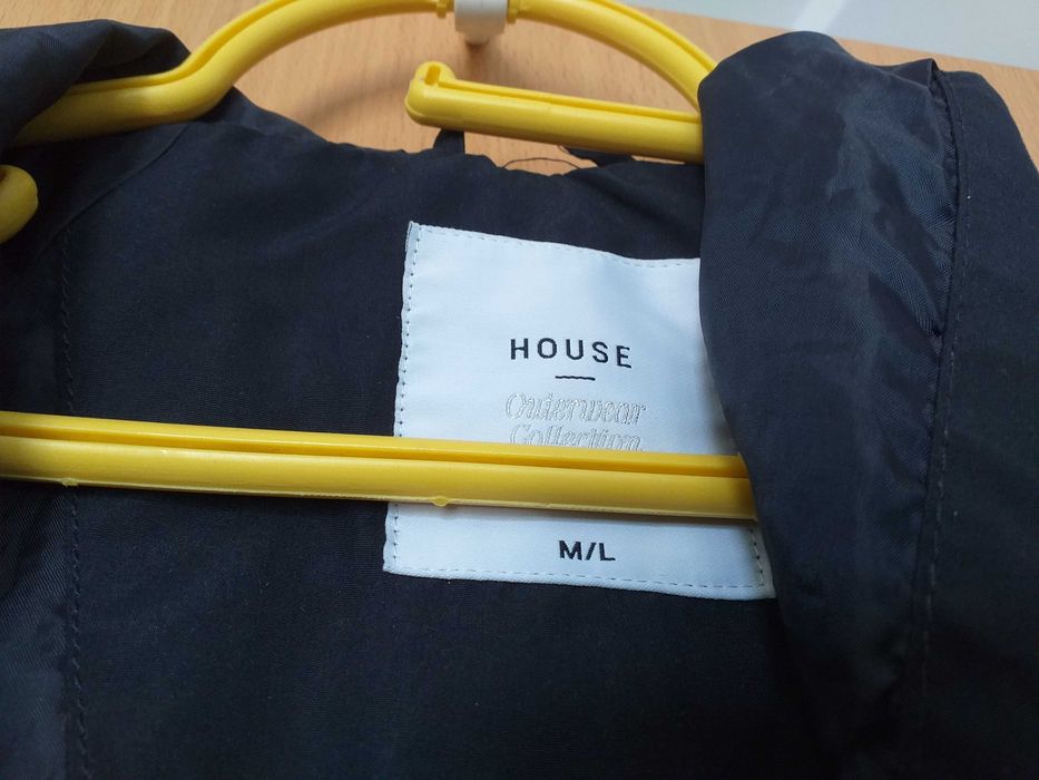 Kurtka ciazowa wiosenna parka XL Granatowa