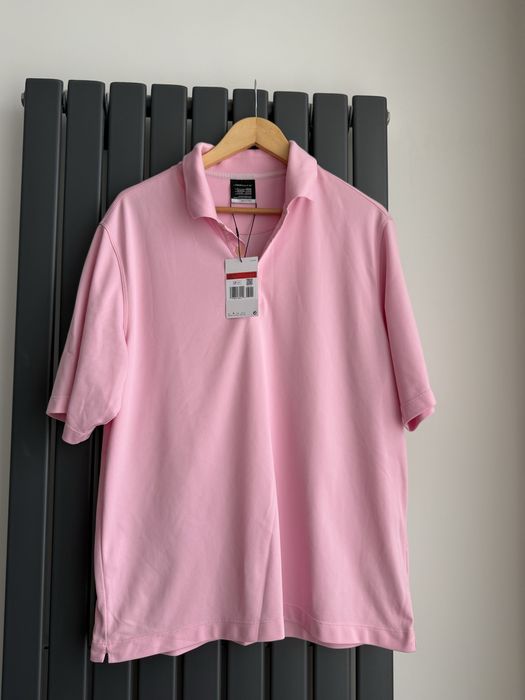 Футболка рожева оригінал поло теніска сорочка Nike розмір L Л