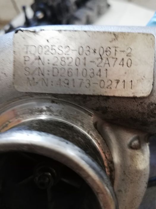 Turbo de Hyundai I30 de 2008.