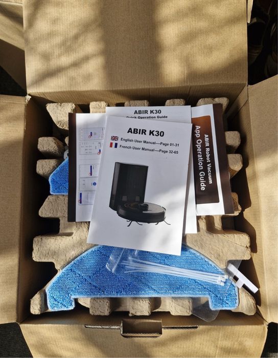 Робот пылесос Abir K30 со станцией самоочистки (Новый, запакованный)