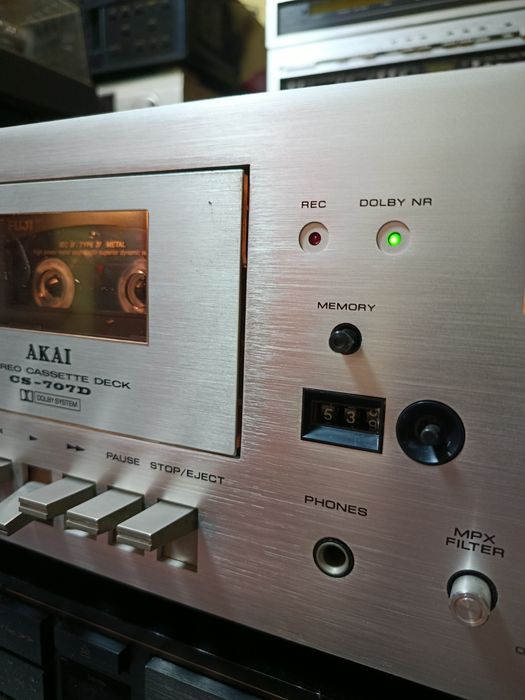 Deck Akai CS707D magnetofon kasetowy