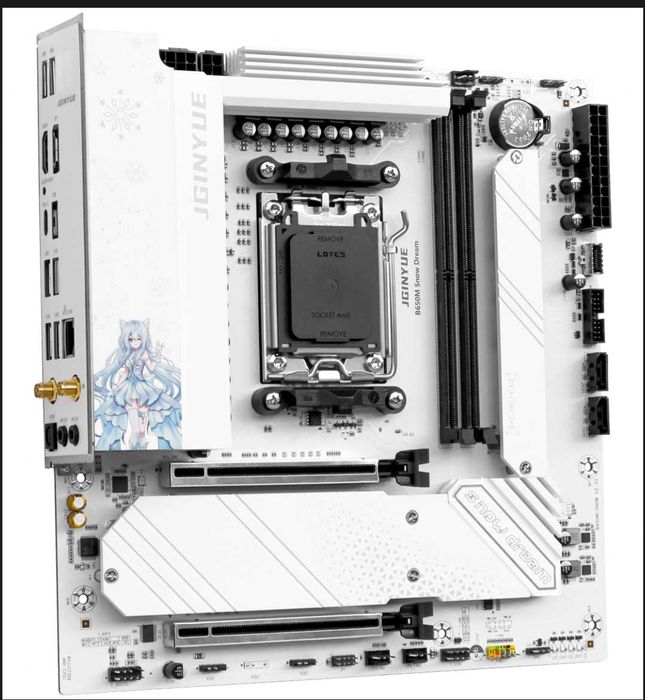 Motherboard B650M Jginyue Snow Dream AM5 DDR5