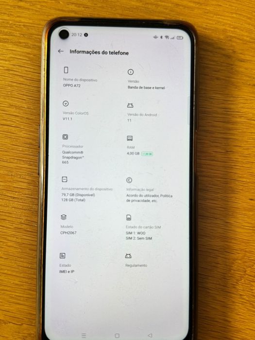 Telemóvel OPPO A72