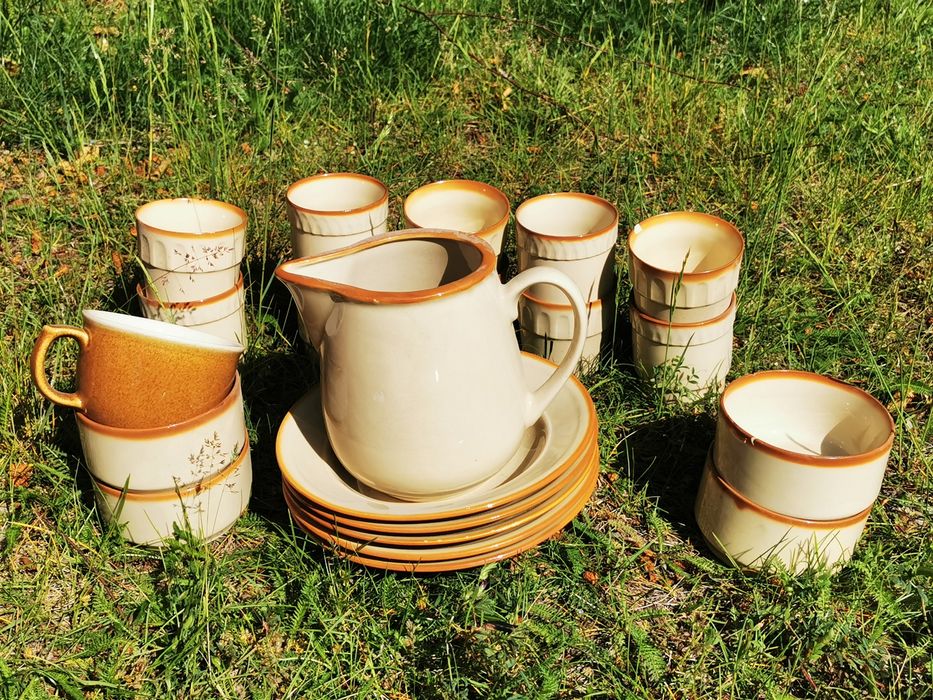 Zestaw PRL ceramika Tułowice