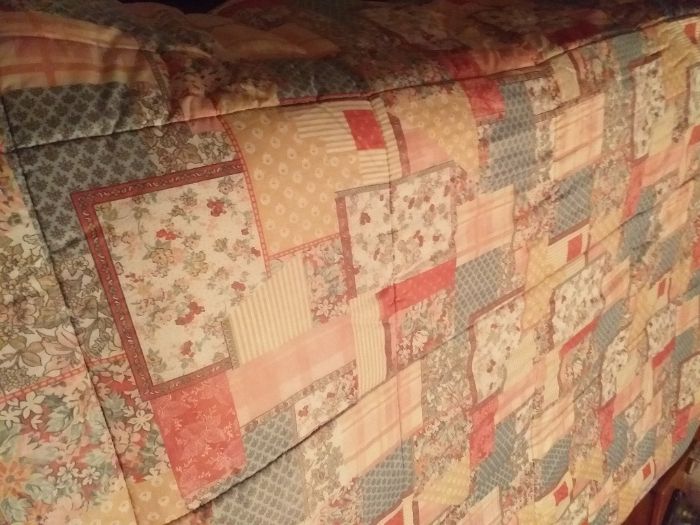 colcha pele carneiro, acolchoada 2,20 x 1,90-novo