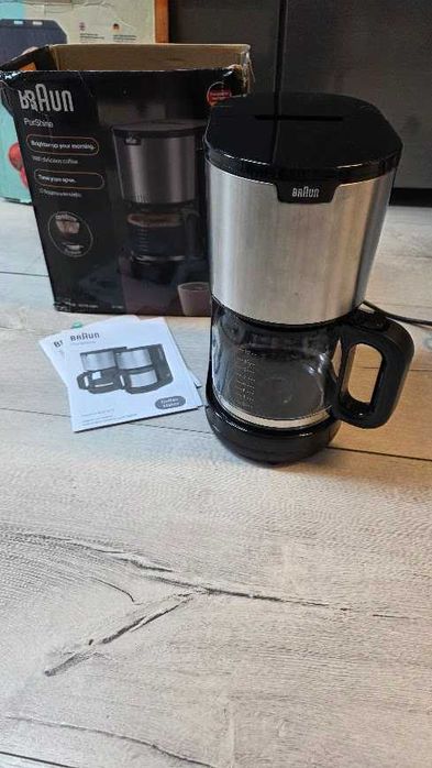 Braun KF1500BK ekspres przelewowy ze szklanym dzbankiem na max 10 kaw