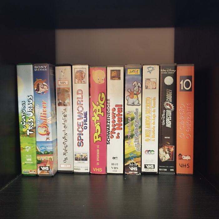 Conjunto de 41 VHS
