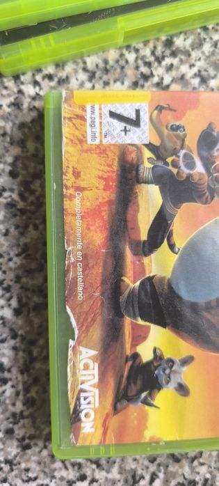 Conjunto de 3 jogos Xbox 360+5 cds danificados