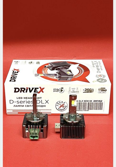 LED лампи Drivex  DLX ULTRA серія D (D1, D2, D3, D5, D8)в авто Мерседес Фольксваген Ауді Кія Тойота Лексус Форд Опель Пежо Сітроєн БМВ Порше Шкода