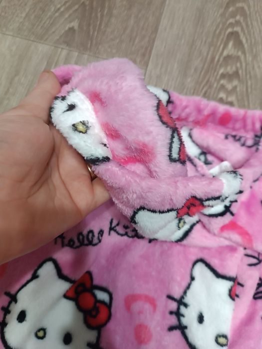 АКЦІЯ Плюшеві штани дитячі і дорослі,  Hello Kitty, Хелоу Кітті