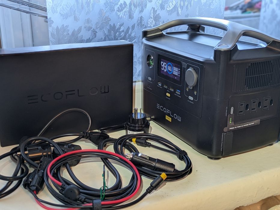 EcoFlow River PRO (720 Wh),Портативна зарядна станція + інверт