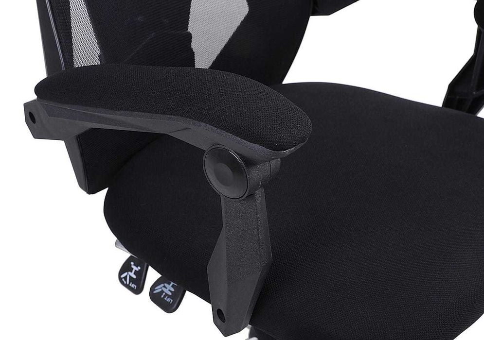 Fotel Gamingowy Yoda Czarny Wentylowany i Ergonomiczny