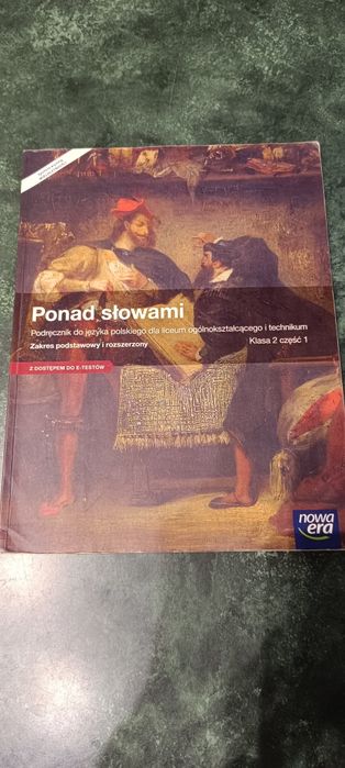 Ponad słowami podręczniki do j.polskiego,kl.1,2 i 3