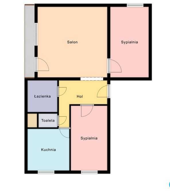 Mieszkanie na sprzedaż, 3 pokoje, 62 m², Ropczyce