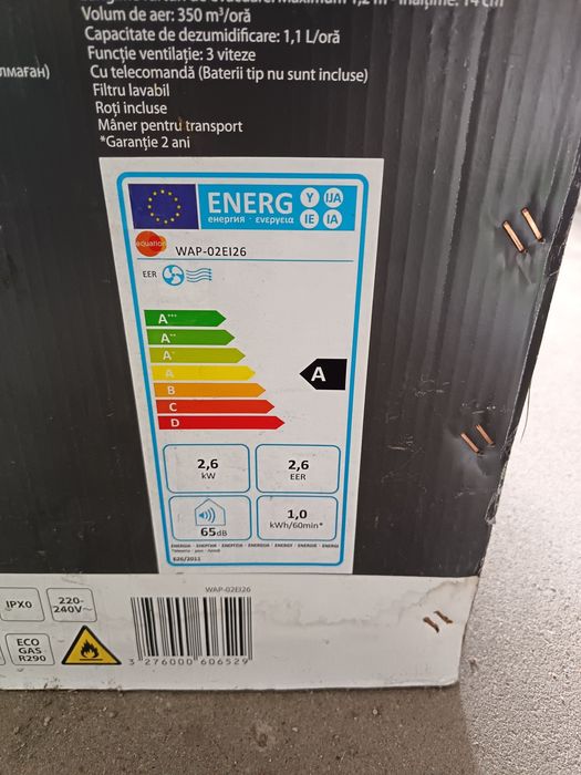 Klimatyzator przenośny 2,6 kW