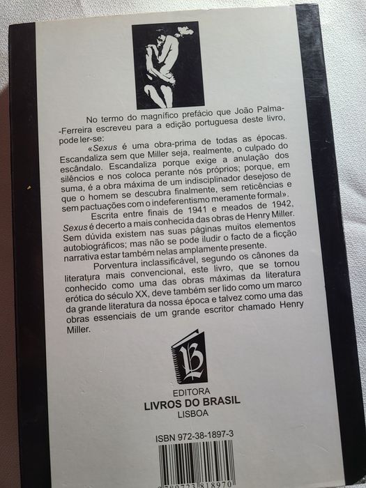 Livro "Sexus" de Henry Miller