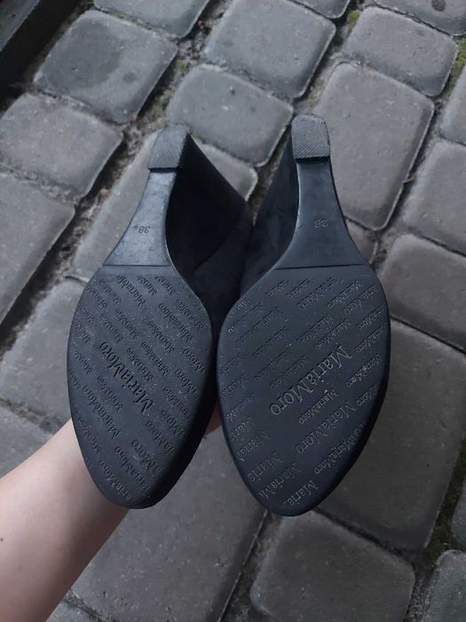 Туфли босоножки мега удобные Натуральный замш 38-39 размер