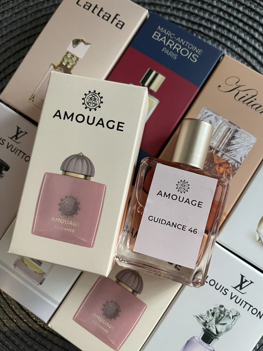 Парфуми Tilia / Dior Jadore / Kilian Angels’ Share / Louis Vuitton Symphony / Attrape Reves / Amouage Guidance 46 / Vanilla Powder / Lattafa Eclaire