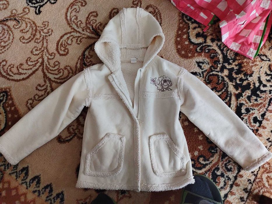 Elegancka kurtka futro z owcy, rozmiar 110