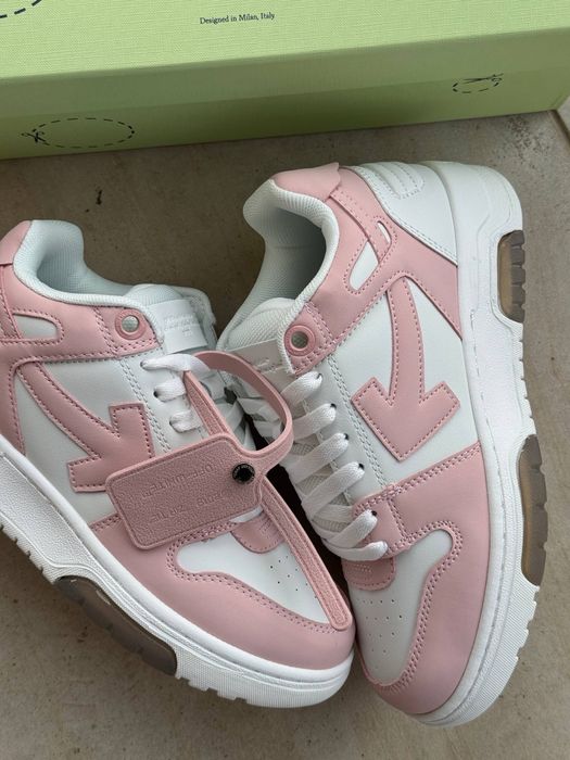 36 37 38 39 40 Жіночі кросівки OFF-WHITE OUT OF OFFICE  PINK WHITE