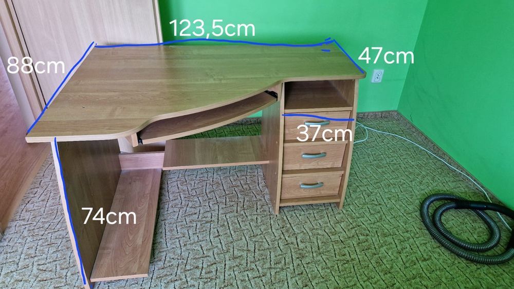 Biurko młodzieżowe narożne