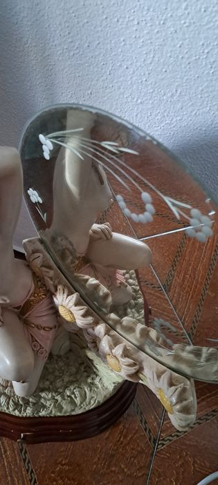 Boneca bibelot art deco - espelho