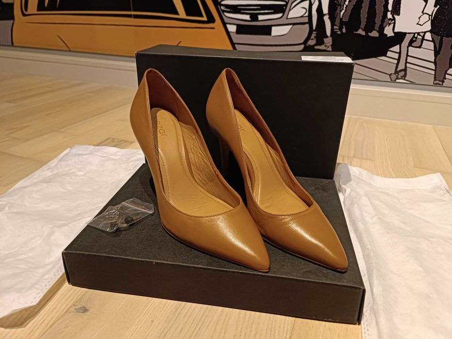 Szpilki - Kazar New Paris light brown rozmiar 39 BDB