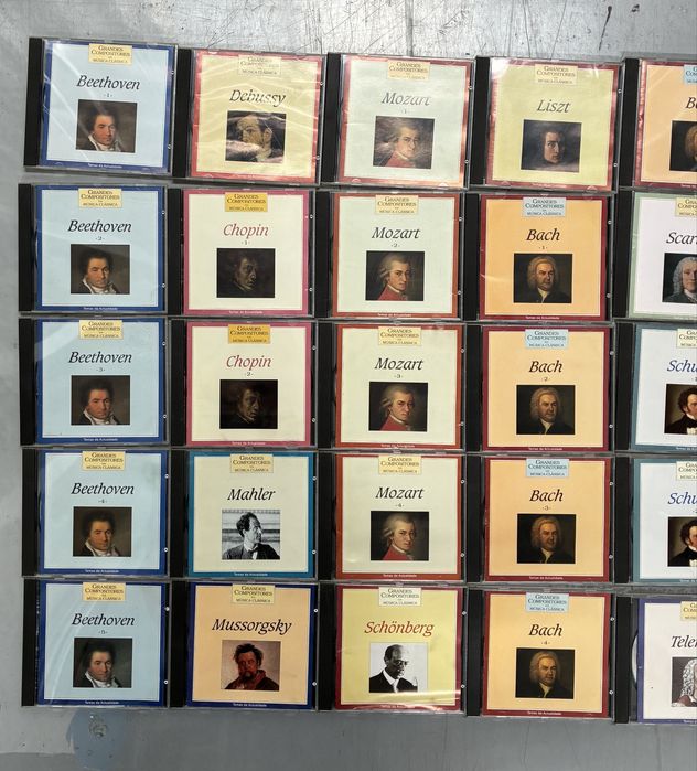 Coleção de CDs Grandes Compositores (Música Clássica) - 24 CDs