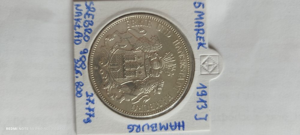 5 Marek 1913 J Hamburg