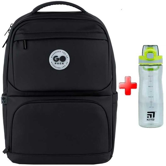 Рюкзак для міста GoPack GO26-150L  подарунок пляшка для води Kite